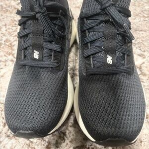 New Balance Men's Black and White Athletic Shoes